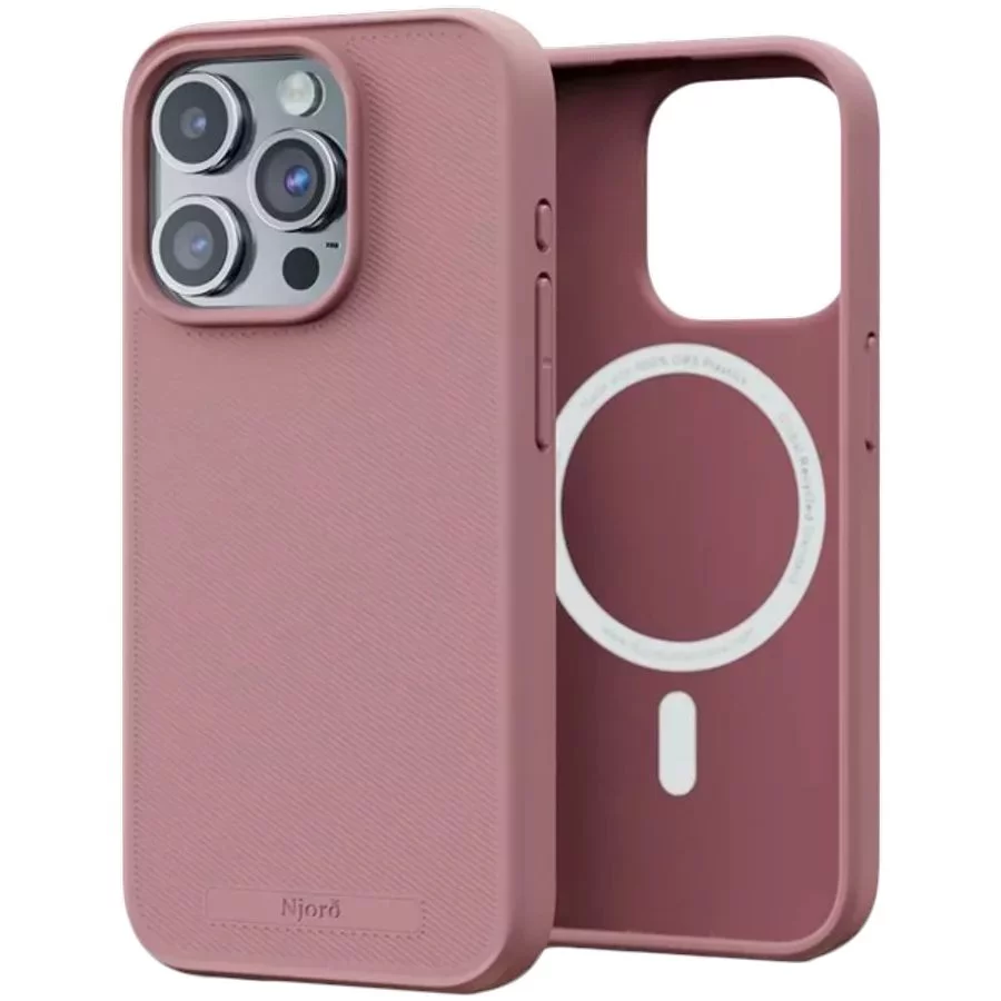 Husă Njord Apple iPhone 15 Pro MagSafe Pink Blush