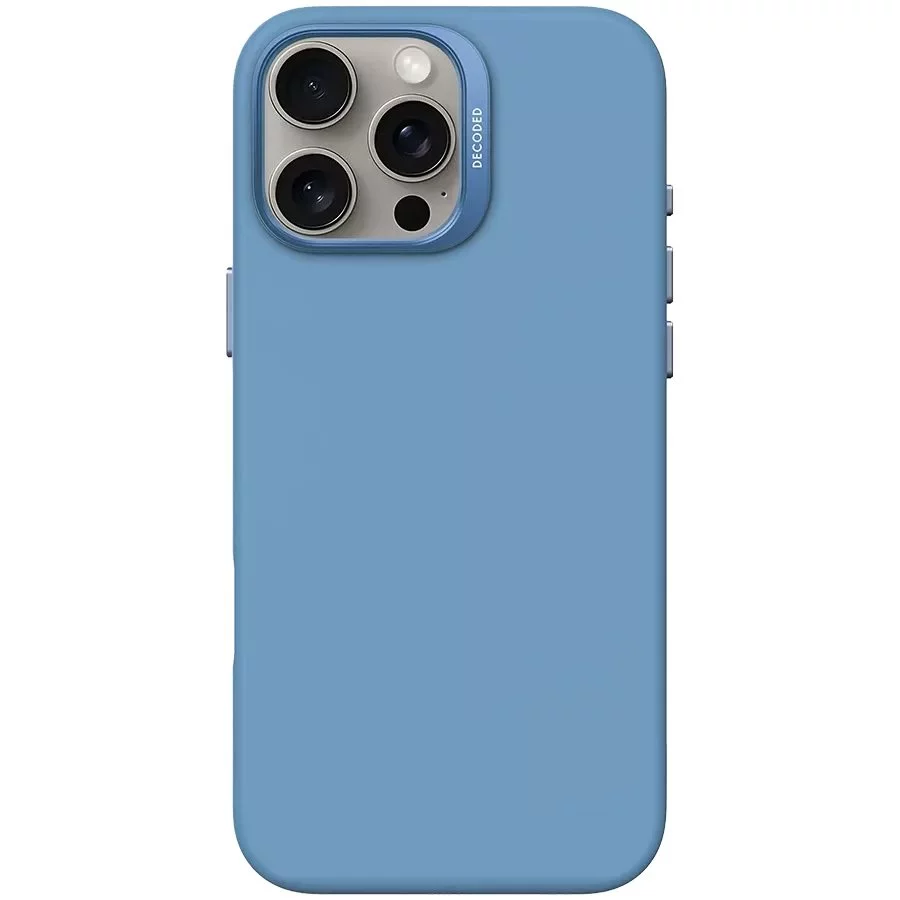 Husă Decoded Silicone MagSafe iPhone 16 Pro Air Blue