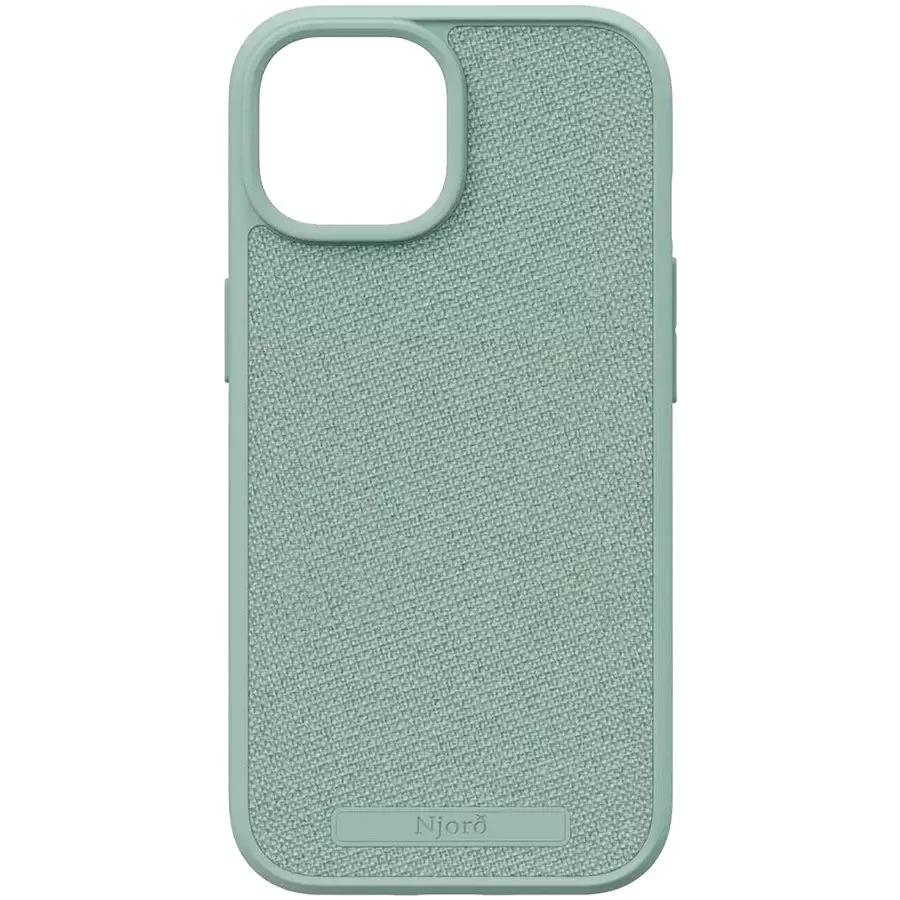 Husă Njord Fabric MagSafe iPhone 15 Plus Turquoise