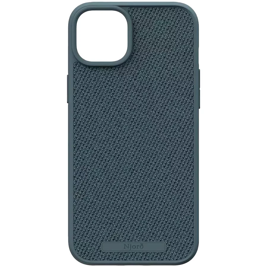 Husă Njord iPhone 15 Plus Fabric MagSafe Dark Grey