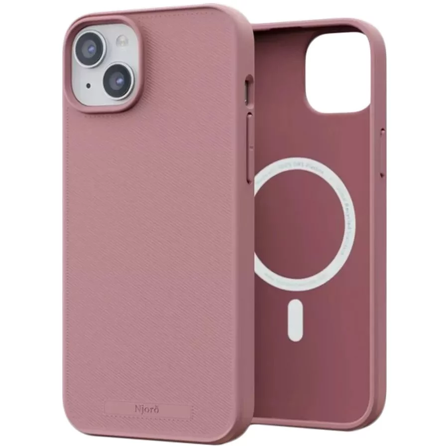 Husă Njord iPhone 15 Plus GRS MagSafe Pink Blush
