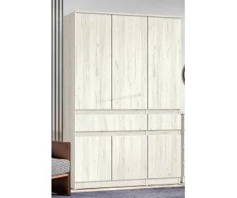 Dulap Modern Komfi 120cm (Craft Oak White)