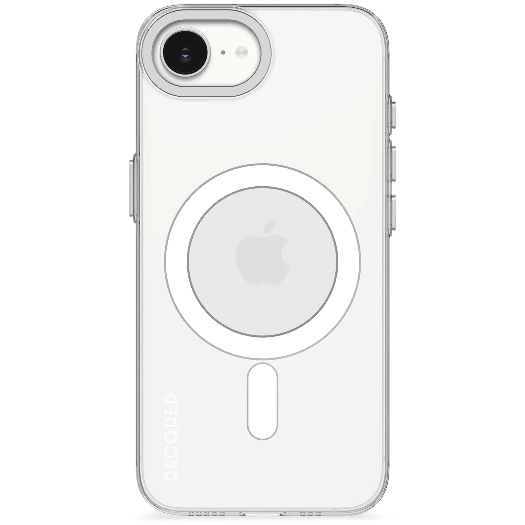 Case DECODED Recycled MagSafe iPhone 16e Transparent
