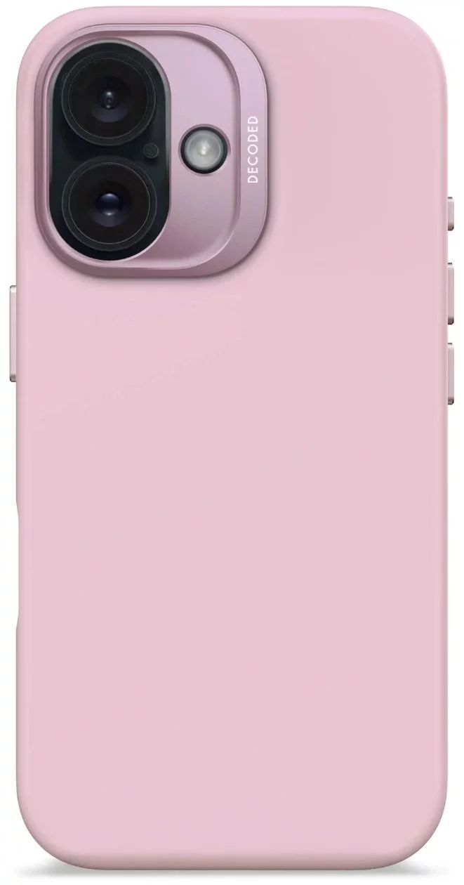 Husa de protecție Decoded Coque Silicone Antimicrob iPhone 16 Lilac