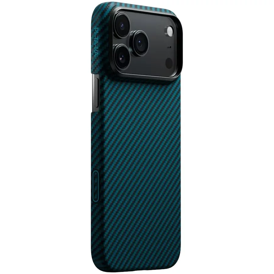 Husa PITAKA Ultra-Slim iPhone 17 Pro Max Black/Blue