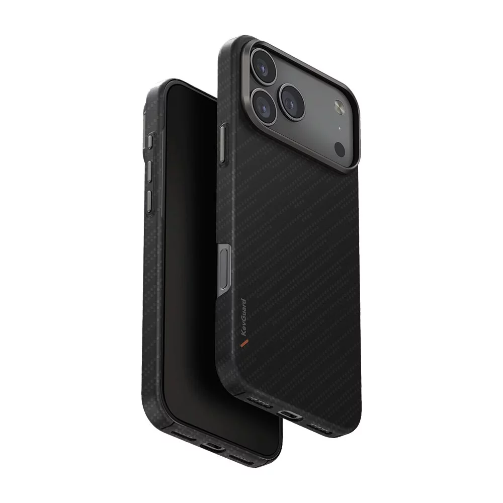 Husă Uniq iPhone 17 Pro Max Hybrid MagClick Keva Edge, Carbon Black