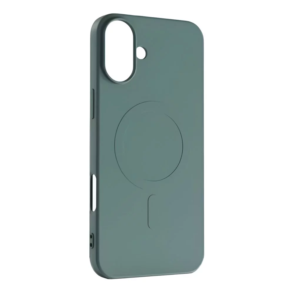 Husă WOO iPhone 16 Plus Liquid Silicone Magsafe, Green