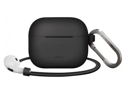 Husă pentru căști UNIQ Charcoal for AirPods 3, Dark Grey