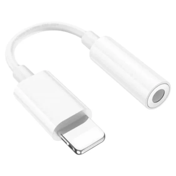 Adaptor HOCO LS34 Original Lightning to 3.5 White
