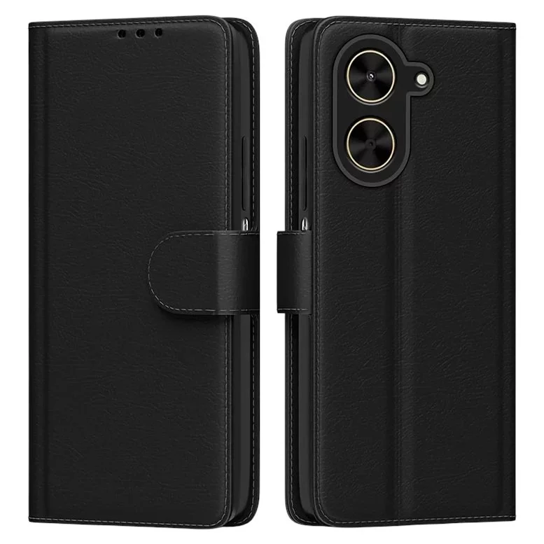 Чехол Smooth/plain leather Redmi 15 Black 171mm