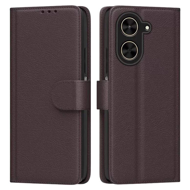 Чехол Smooth/plain leather Redmi 15 Dark Grey 171mm