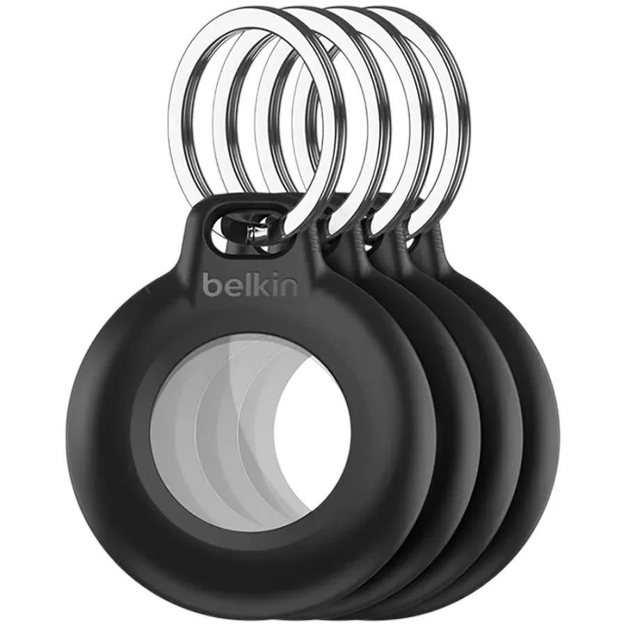 Husă Belkin Airtag Waterproof Keyring 4 Pack Black