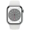 Умные часы Apple Watch Series 8 41mm MNJ53 GPS + LTE Silver S. Steel