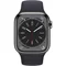 Ceas inteligent Apple Watch Series 8 41mm MNJJ3 GPS + LTE Graphite S. Steel Case