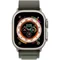 Умные часы Apple Watch Ultra GPS + LTE 49mm MQEX3 Titanium Case with Green Alpine Loop - L