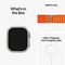 Ceas inteligent Apple Watch Ultra GPS + LTE 49mm MQEU3 Titanium Case with Orange Alpine Loop - M