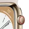 Умные часы Apple Watch Series 8 45mm MNKM3 GPS + LTE Gold S. Steel Case
