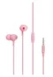 Наушники XO earphones S6 Candy music Pink