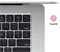 Laptop Apple MacBook Air 15" MQKR3 (2023) (M2, 8GB, 256GB) Silver