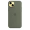 Husă Original iPhone 14 Plus Silicone Case with MagSafe Olive