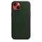 Husă Original iPhone 13 Leather Case with MagSafe Sequoia Green