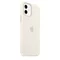 Husă Original iPhone 12/12 Pro Silicone Case with MagSafe White