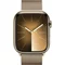 Ceas inteligent Apple Watch Series 9 GPS+LTE 45mm MRMU3 Gold St. Steel, Gold Milanese Loop