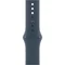 Ceas inteligent Apple Watch Series 9 GPS+LTE 45mm MRMP3 Silver St. Steel, Blue Sport Band M/L