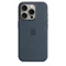 Husă Original iPhone 15 Pro Silicone Case with MagSafe Storm Blue