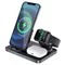 Зарядка Hoco CW33 3 in 1 Wireless Fast Charger Black