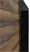 Dulap-cupă Helvetia Galaxy 24ZBEA69 Monastic Oak/Black Glass