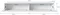 Тумба РТВ Bratex Lowboard D 180 White/White Gloss