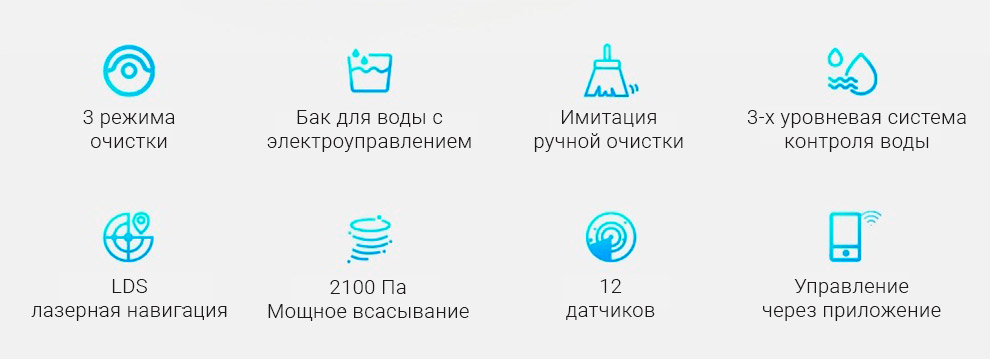 Робот-пылесос Xiaomi Viomi V2 Pro Robot Vacuum Cleaner