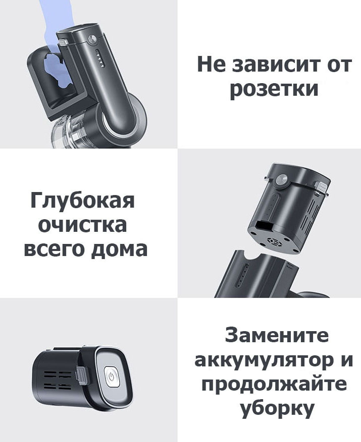 Беспроводной ручной пылесос Viomi A9 Handheld Wireless Vacuum Cleaner