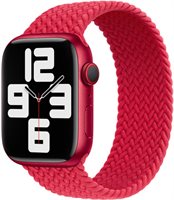 Часы Apple Watch Series 7 GPS 45mm MKMN3 Red Braided Solo Loop Size 8