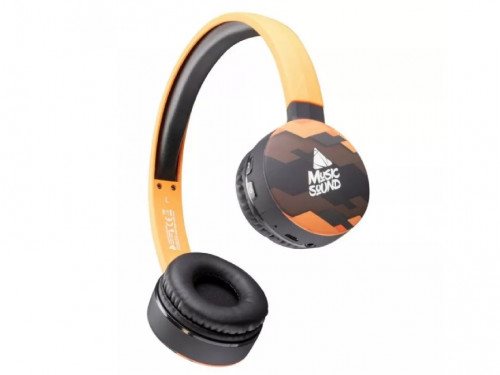Căști Cellular MUSICSOUND Black, Orange