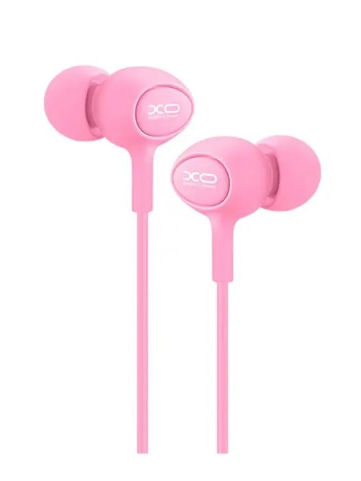 Наушники XO earphones S6 Candy music Pink