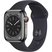 Ceas inteligent Apple Watch Series 8 41mm MNJJ3 GPS + LTE Graphite S. Steel Case