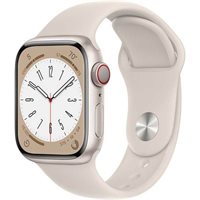 Ceas inteligent Apple Watch Series 8 45mm MNK73 GPS + LTE Starlight