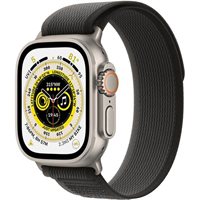 Ceas Apple Watch Ultra GPS + LTE 49mm MQFW3 Titanium Case with Black/Gray Trail Loop - S/M