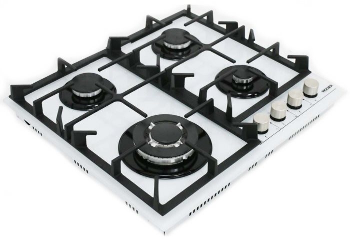 Варочная панель газовая Wolser WL-KF 6400 White Glass FFD