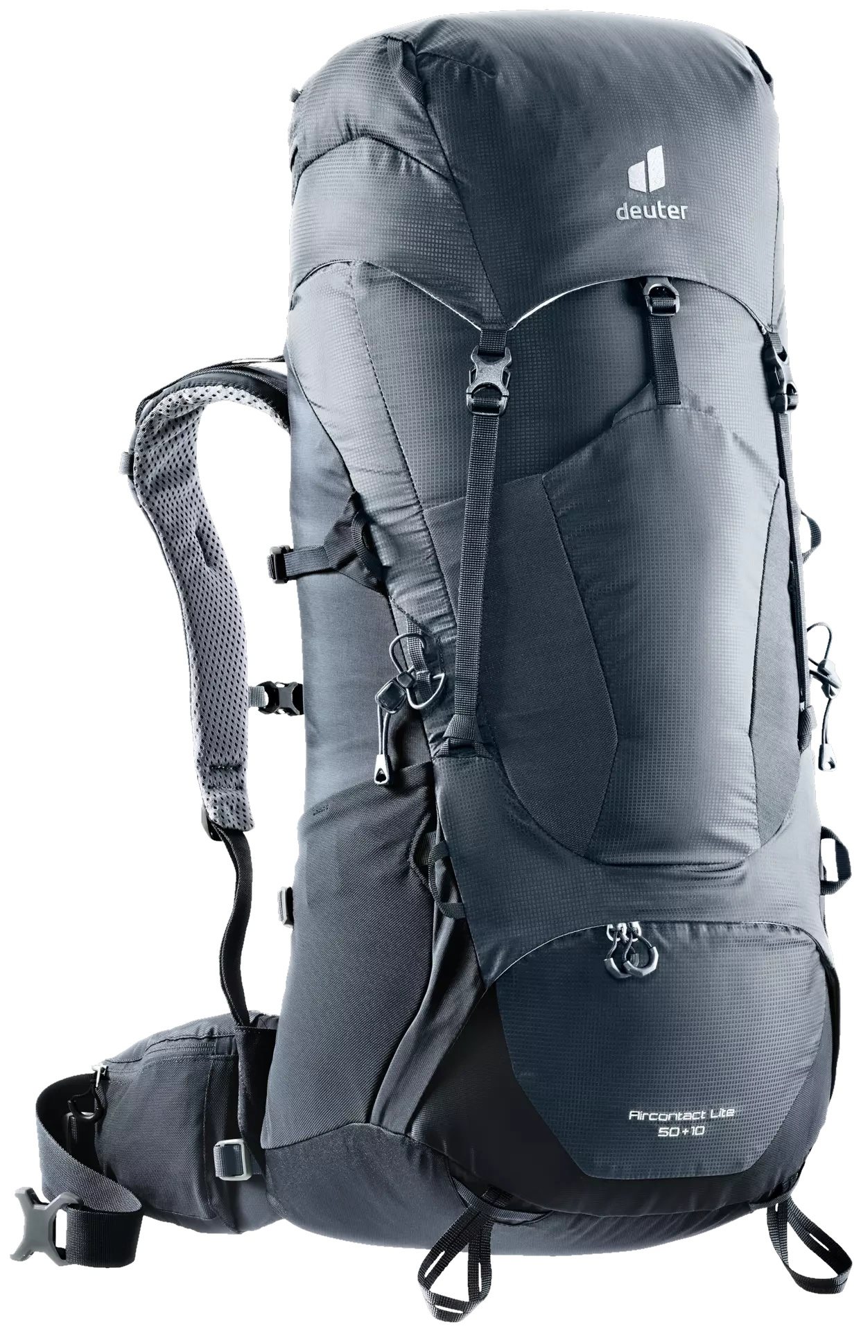Походный рюкзак Deuter Aircontact Lite 50+10 Graphite-Black