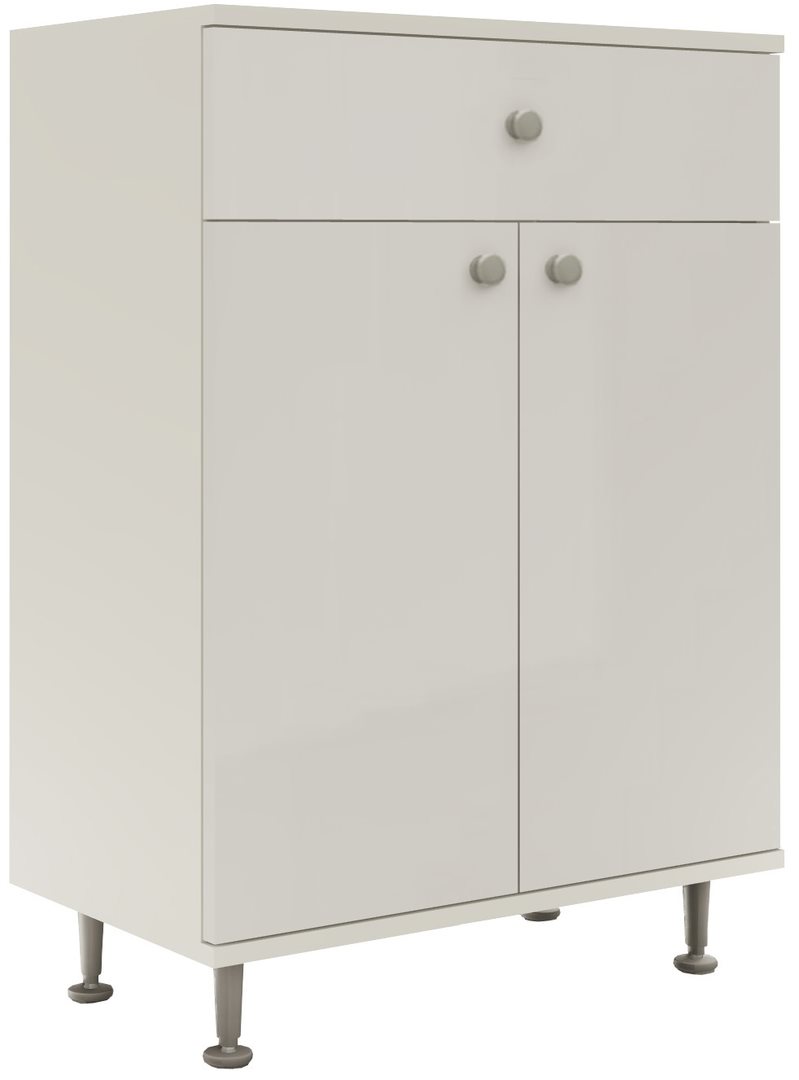 Шкаф Haaus Zaria 1Я2Д White, White Gloss