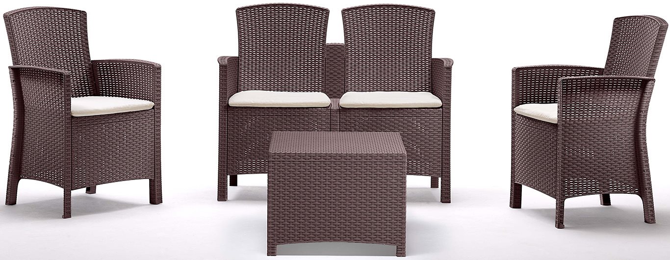 Комплект садовой мебели Bica Lido 2 Storage Brown