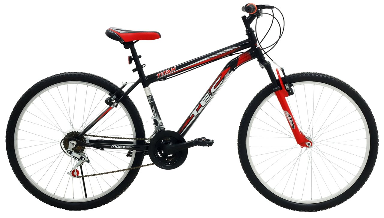 Bicicleta Belderia Tec Titan 24 Black, Red