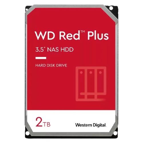 Накопитель HDD Western Digital Red Plus WD20EFPX 2TB