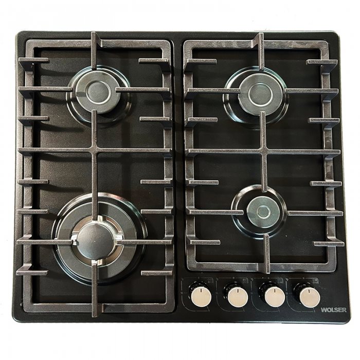 Варочная панель газовая Wolser WL-TR 6400 Black Turbo FFD