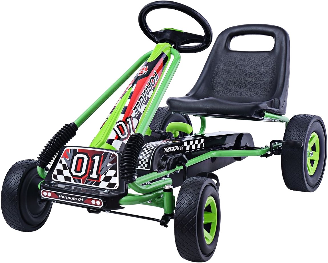 Картинг с педалями Costway TY283250GN Green, Black