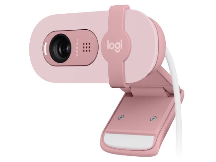 Camera Web Logitech Brio 100 Pink