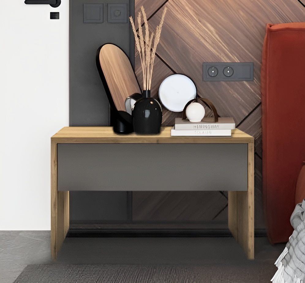 Тумба Haaus Pedro 1Я Wotan Oak/Anthracite